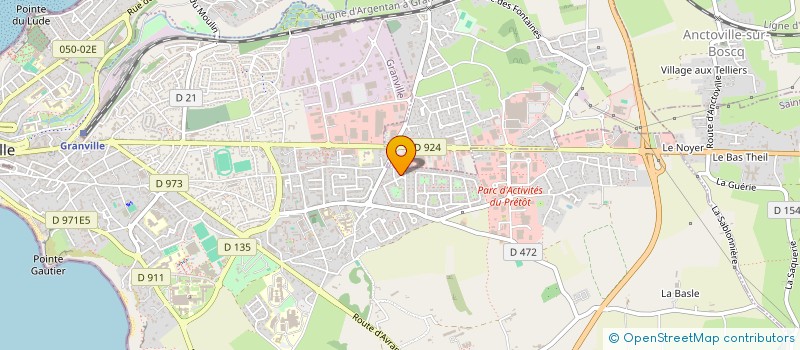 localisation de l'entreprise MONSIEUR KARIM EL OUADRHIRI  GRANVILLE