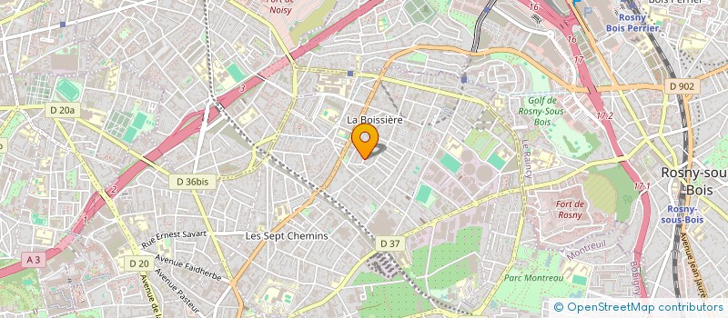 localisation de l'entreprise MONSIEUR KARIM ELTAMER à MONTREUIL
