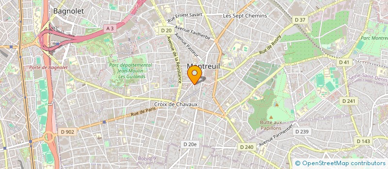 localisation de l'entreprise MONSIEUR KARIM ESID à MONTREUIL