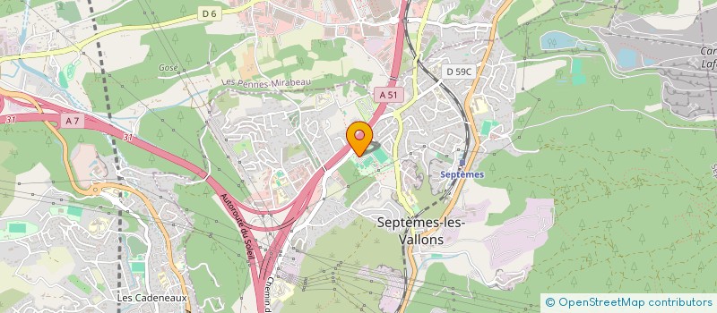 localisation de l'entreprise MONSIEUR KARIM FELLAHI à SEPTEMES LES VALLONS