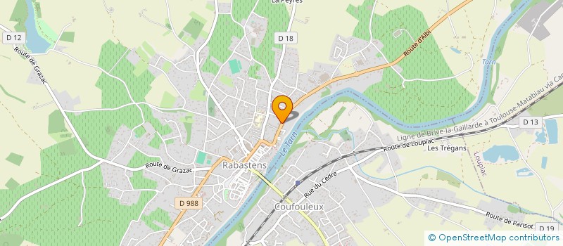 localisation de l'entreprise MONSIEUR KARIM FERTANE  RABASTENS