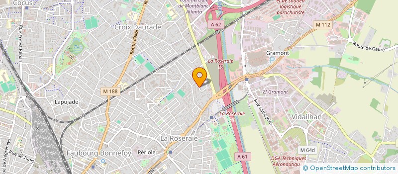 localisation de l'entreprise MONSIEUR KARIM FOUKA à TOULOUSE