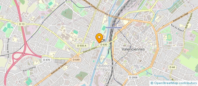 localisation de l'entreprise MONSIEUR KARIM FRIDI  VALENCIENNES