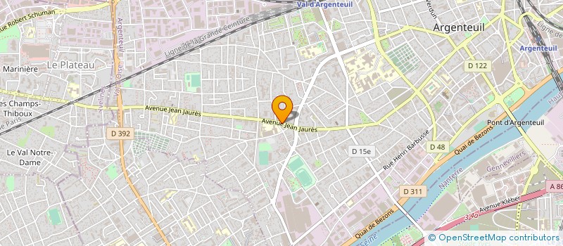 localisation de l'entreprise MONSIEUR KARIM GARGACHE  ARGENTEUIL