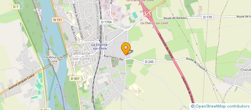 localisation de l'entreprise MONSIEUR KARIM GAZANI  LA CHARITE-SUR-LOIRE