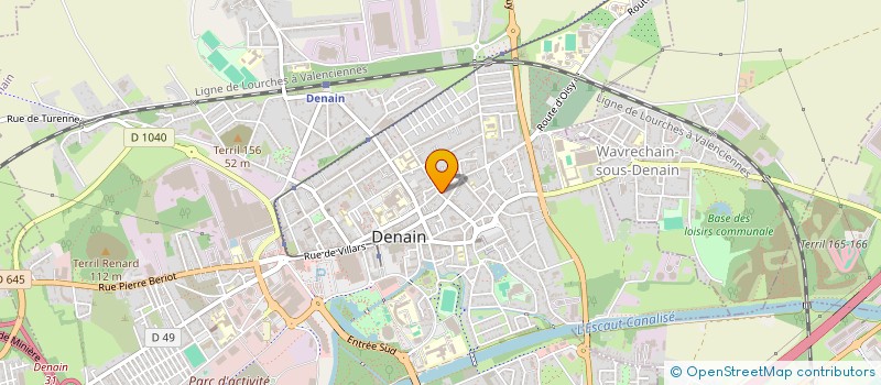 localisation de l'entreprise MONSIEUR KARIM GHALEM  DENAIN