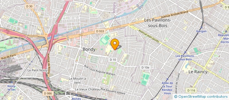 localisation de l'entreprise MONSIEUR KARIM GHANA  BONDY