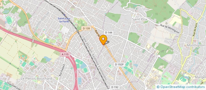 localisation de l'entreprise MONSIEUR KARIM GHERNAOUT  SAINT-LEU-LA-FORET