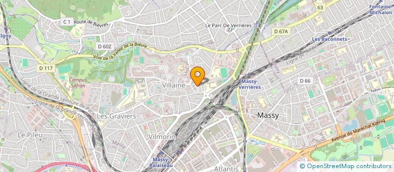 localisation de l'entreprise MONSIEUR KARIM GHERNATI  MASSY