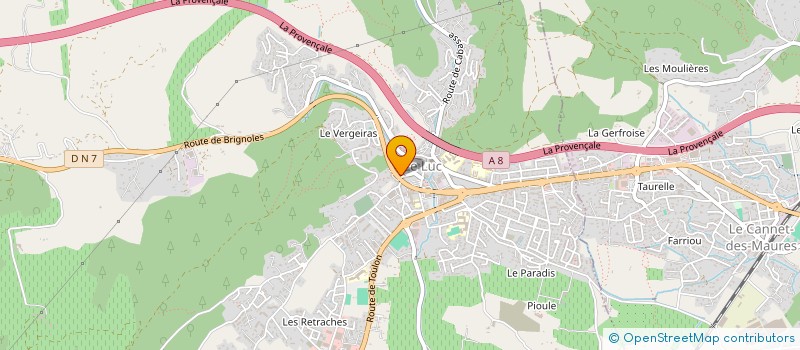 localisation de l'entreprise MONSIEUR KARIM GHODBANE  LE LUC