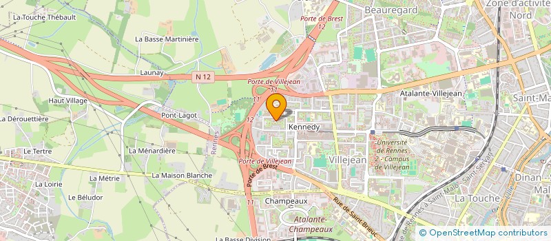 localisation de l'entreprise MONSIEUR KARIM GHOMMIDH  RENNES