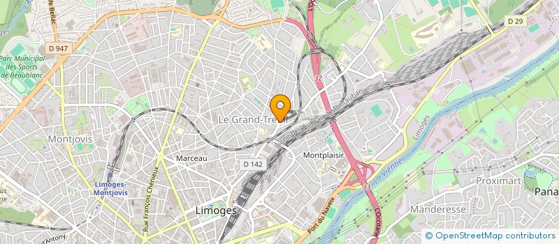 localisation de l'entreprise MONSIEUR KARIM GORBAZ à LIMOGES