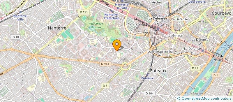 localisation de l'entreprise MONSIEUR KARIM GOUBELLA  NANTERRE