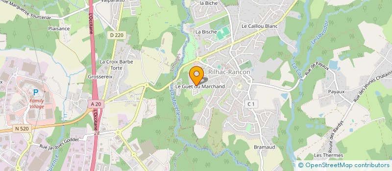 localisation de l'entreprise MONSIEUR KARIM GOURARI à RILHAC-RANCON