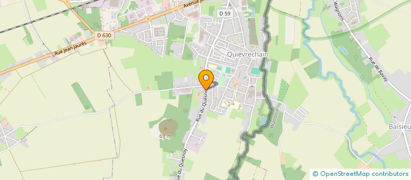 localisation de l'entreprise MONSIEUR KARIM GOUZI  QUIEVRECHAIN