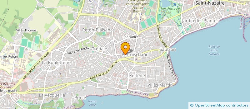 localisation de l'entreprise MONSIEUR KARIM GROBETIS  SAINT-NAZAIRE