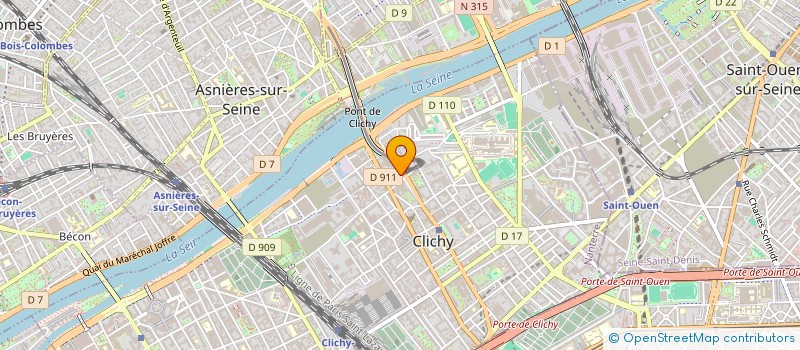 localisation de l'entreprise MONSIEUR KARIM GRONDIN à CLICHY