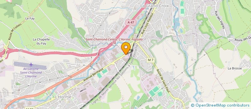 localisation de l'entreprise MONSIEUR KARIM GUEDDOUDJ  LA GRAND-CROIX