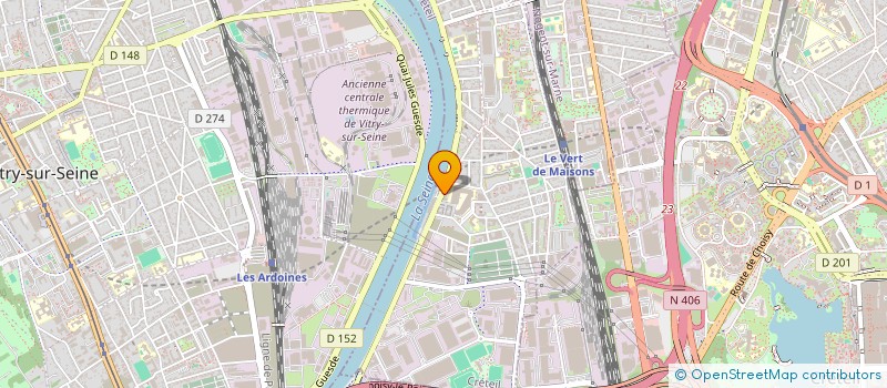 localisation de l'entreprise MONSIEUR KARIM GUENNOUN à ALFORTVILLE