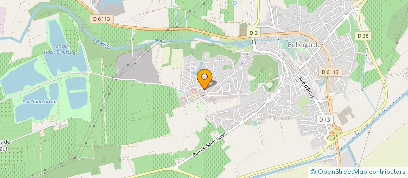 localisation de l'entreprise MONSIEUR KARIM GUEZOULI  BELLEGARDE