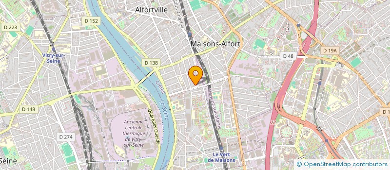 localisation de l'entreprise MONSIEUR KARIM GUICHE à ALFORTVILLE