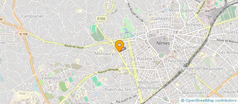 localisation de l'entreprise MONSIEUR KARIM GUITOUM  NIMES