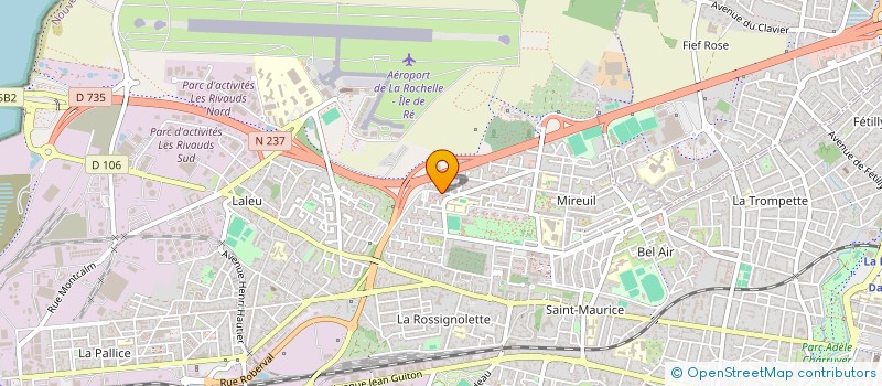 localisation de l'entreprise MONSIEUR KARIM GUIZOUR  LA ROCHELLE