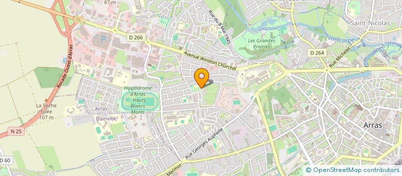 localisation de l'entreprise MONSIEUR KARIM HADJ KAMEL à ARRAS