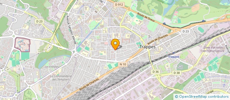 localisation de l'entreprise MONSIEUR KARIM HADJ-RABIA à TRAPPES