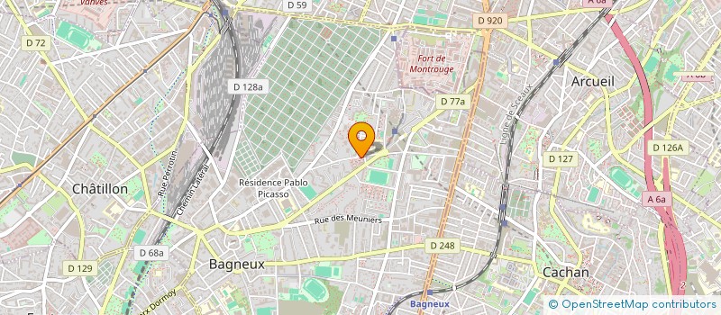 localisation de l'entreprise MONSIEUR KARIM HALDJOUM à BAGNEUX