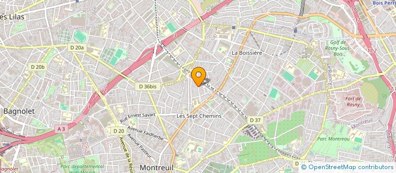 localisation de l'entreprise MONSIEUR KARIM HAMADOUCHE à MONTREUIL