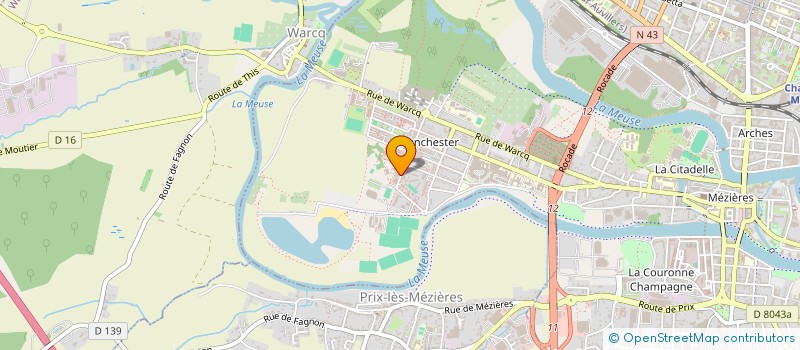 localisation de l'entreprise MONSIEUR KARIM HAMCHAOUI  CHARLEVILLE-MEZIERES