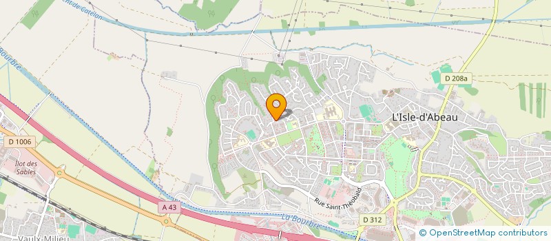 localisation de l'entreprise MONSIEUR KARIM HAMEL  L'ISLE-D'ABEAU