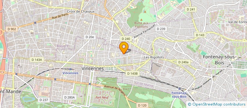localisation de l'entreprise MONSIEUR KARIM HAMIDA à VINCENNES