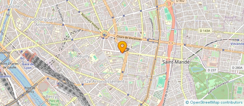localisation de l'entreprise MONSIEUR KARIM HAMIDAT à PARIS