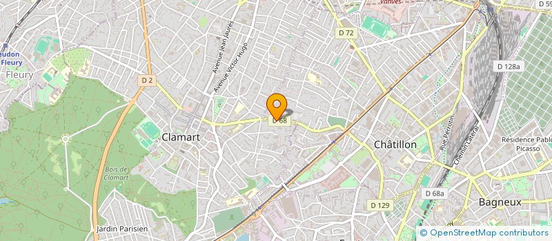 localisation de l'entreprise MONSIEUR KARIM HAMLADJI  CLAMART