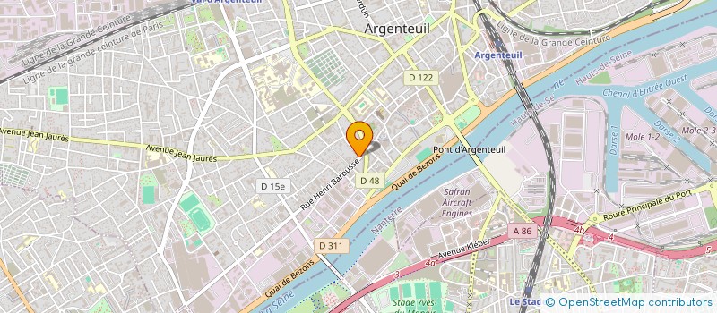 localisation de l'entreprise MONSIEUR KARIM HAMMOUDA  ARGENTEUIL