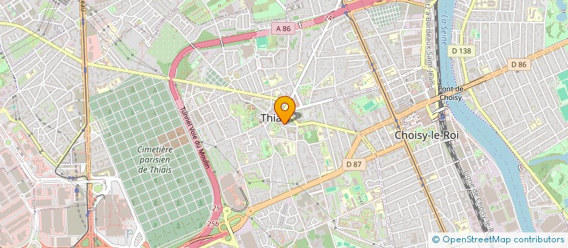 localisation de l'entreprise MONSIEUR KARIM HAMMOUDI  THIAIS