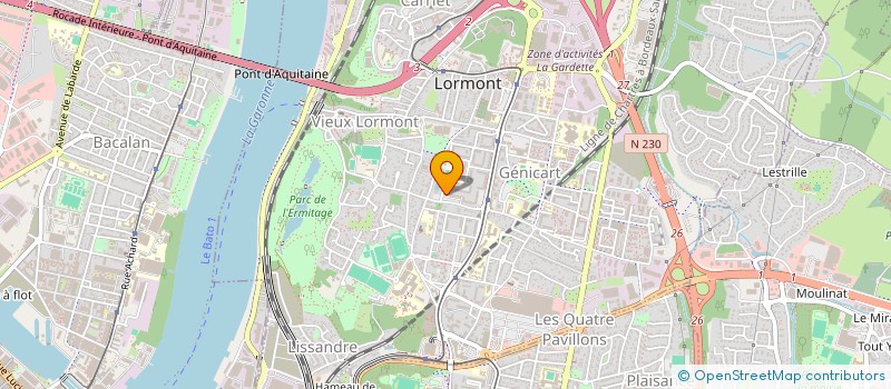 localisation de l'entreprise MONSIEUR KARIM HAMOU  LORMONT