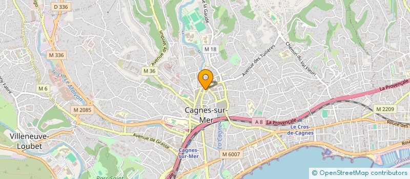localisation de l'entreprise MONSIEUR KARIM HAMROUNI à CAGNES-SUR-MER
