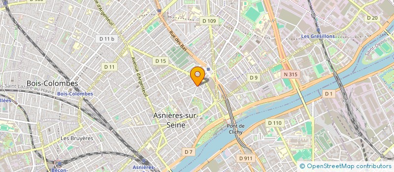 localisation de l'entreprise MONSIEUR KARIM HAMROUNI à ASNIERES-SUR-SEINE