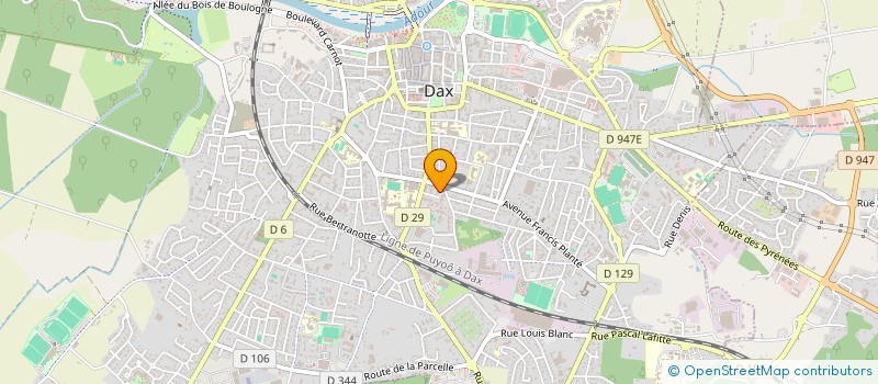 localisation de l'entreprise MONSIEUR KARIM HASSAN BUZIAN  DAX