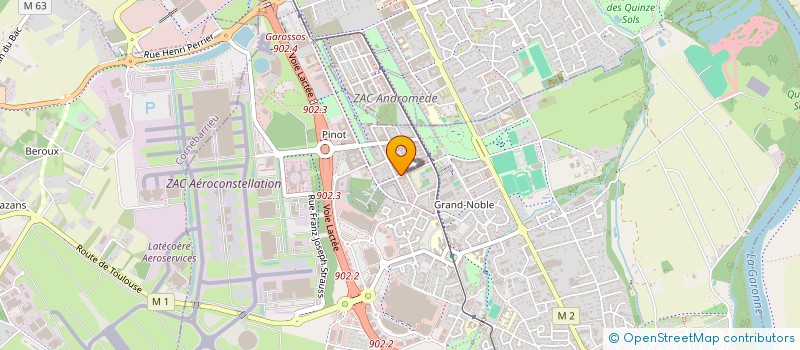 localisation de l'entreprise MONSIEUR KARIM HAYANI  BLAGNAC