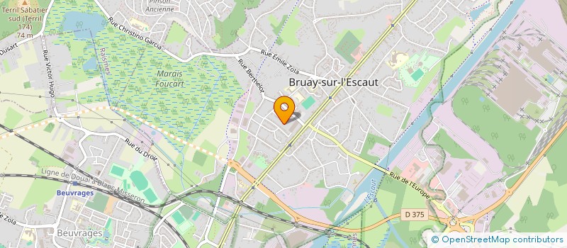 localisation de l'entreprise MONSIEUR KARIM HELLI à BRUAY-SUR-L'ESCAUT