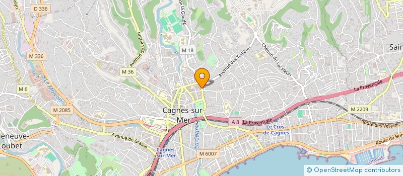localisation de l'entreprise MONSIEUR KARIM HEMARID  CAGNES-SUR-MER