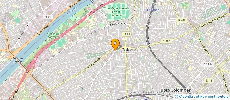 localisation de l'entreprise MONSIEUR KARIM HEMMADI à COLOMBES