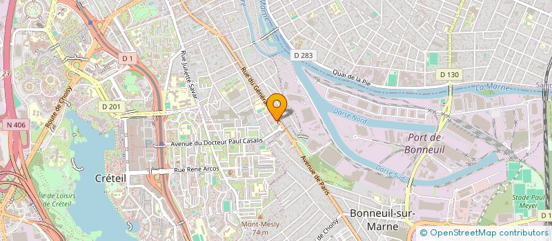 localisation de l'entreprise MONSIEUR KARIM HICHRI  CRETEIL