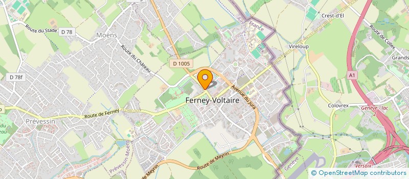 localisation de l'entreprise MONSIEUR KARIM HIJAZI à FERNEY-VOLTAIRE