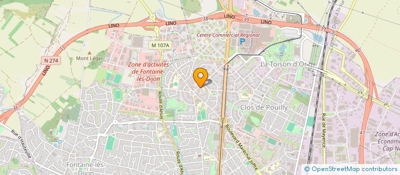localisation de l'entreprise MONSIEUR KARIM HOCINE à DIJON