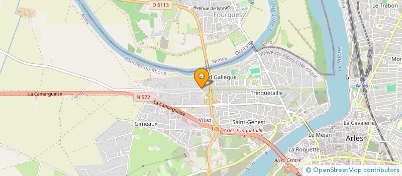 localisation de l'entreprise MONSIEUR KARIM HOUSSAINI  ARLES